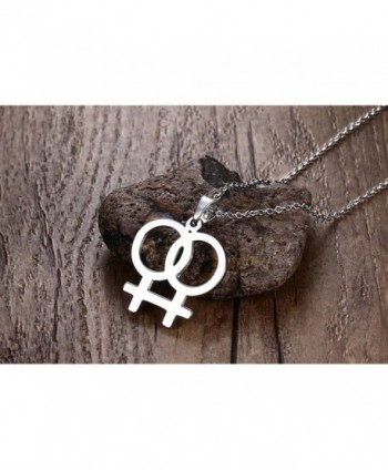 UM Jewelry Stainless Pendant Necklace in Women's Pendants