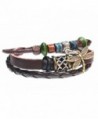 Dragonfly Leather Zen Bracelet- Fits 6 to 9 Inches in Gift Box - CA1178M4RIV