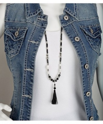 Beaded Tassel Necklace SPUNKYsoul Collection