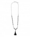 Beaded Tassel Necklace SPUNKYsoul Collection in Women's Pendants