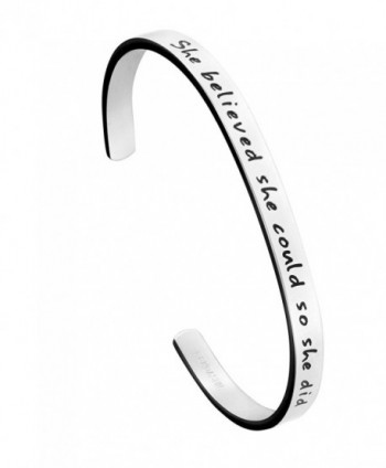 believe Inspirational Bracelet Bangle standard in Women's Cuff Bracelets