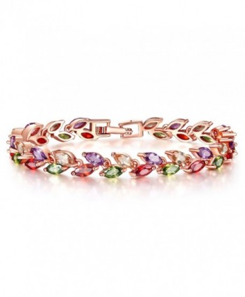 CARSINEL Plated Colored Bracelets plated 7 5inch - rose plated-7.5inch - CN182SC9E48