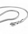 24" 1mm Snake Chain Solid .925 Sterling Silver Made in Italy - CN11E3IGBPZ