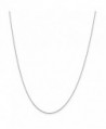 14k Gold White Gold .5mm Solid D/C Cable Chain Necklace 14 Inches - C9114JGDE47
