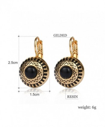 Bohemian Color Alloy Carving Earring