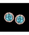 Earrings Plated Crystal Cubic Zirconia