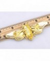 Alilang Golden Sapphire Colored Rhinestone in Women's Brooches & Pins
