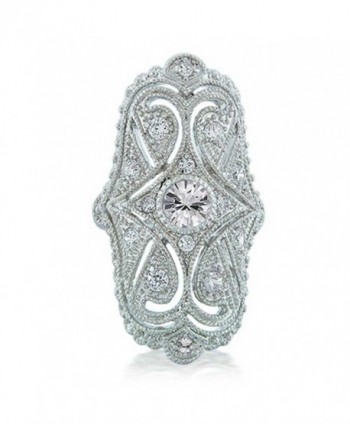 Bling Jewelry Vintage Finger Rhodium in Women's Statement Rings