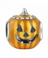 SOUFEEL "Happy Halloween" Pumpkin Lantern Charm 925 Sterling Silver Charms For Bracelets Halloween Gift - CY128OG6FVL