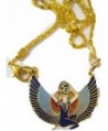 Handmade Egyptian Isis Wings Jewelry S Necklace Pendant Enamel Pharaoh Egypt 102 - CL11S45R7HT