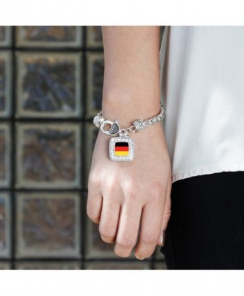 Germany Classic Silver Crystal Bracelet in Women's Link Bracelets