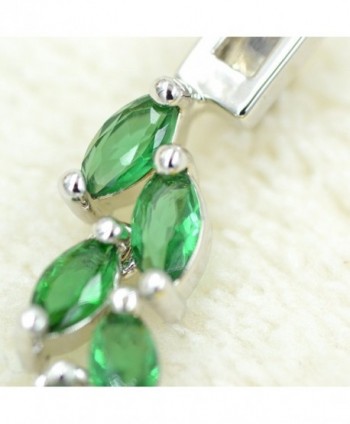 Olive Leaf Green Crystal Bracelet