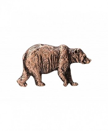 Creative Pewter Designs- Pewter Grizzly Walking Handcrafted Lapel Pin Brooch- M035 - CS122Y8WEKV