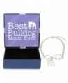 Best Dog Mom Ever Love Infinity Dog Paw Silhouette Charm Bracelet Silver-Tone Bracelet Jewelry Box - C412NE14DK7