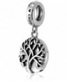 Chamilia Sterling Silver and Swarovski Crystal Tree of Life Bead Charm - C111L1TYOHV