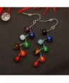 Fashion Multicolored Silvertone Earrings Oriental