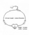 Sterling Infinity Zirconia Adjustable Bracelet in Women's Link Bracelets