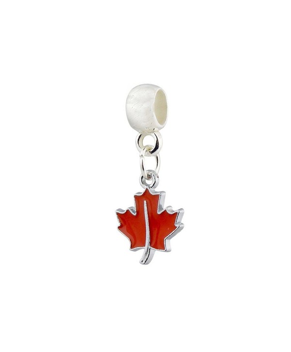 Universal Red Enamel Canada Maple Leaf Charm - CG11O0IDSZ9