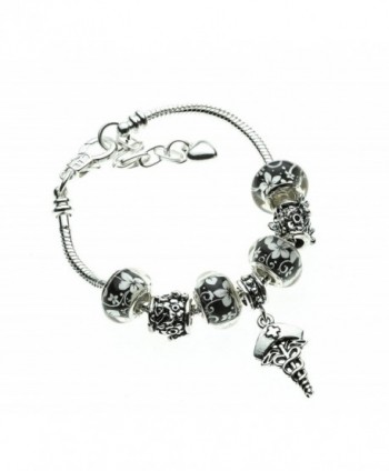 Nurse Bracelet- Nurse Charm Bracelet- Nurse Jewelry- Makes Perfect Nurse Gifts - CG12MY7Q0T6