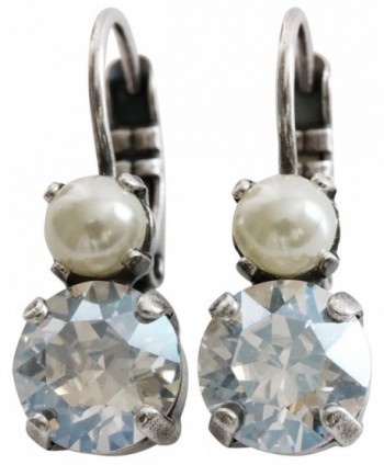 Mariana Silvertone Double Drop Small Crystal Earrings- Moonlight 1190 3911 - CC11K4BBEE3