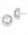 Sterling Silver 18mm Half Ball Earrings. Metal Weight- 1.87g. - C2119CBE399