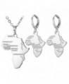Pendant Necklace Earrings Jewelry Platinum - C412LAK6OKT