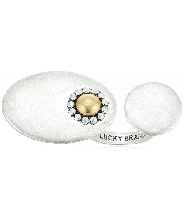Lucky Brand Womens Statement Ring II - Two Tone - CT182G5RSY4
