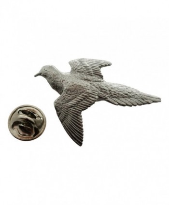 Dove Pin ~ Antiqued Pewter ~ Lapel Pin ~ Sarah's Treats & Treasures - CJ12OCDDZ4J