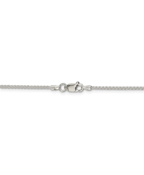 Sterling Silver 1.5 mm Round Spiga Chain Necklace - Style-1.5 mm - CP17WX0U8UU