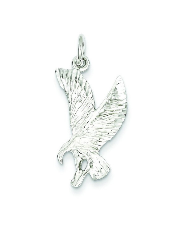 Sterling Silver Eagle Charm - CR115732T3X