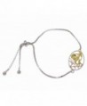 925 sterling silver tricolor Hawaiian mermaid sliding bead chain adjustable bracelet - CL189KWM9XS