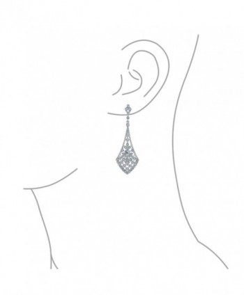 Bling Jewelry Crystal Chandelier Earrings in Women's Drop & Dangle Earrings
