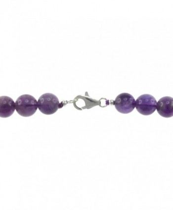 Pearlz Ocean Amethyst Necklace Sterling in Women's Strand Necklaces