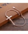 Cupimatch Stainless Religious Sideways Bracelet in Women's Cuff Bracelets