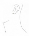 Bling Jewelry Vermeil Huggie Earrings in Women's Hoop Earrings