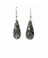 Regalia Abalone Shell Mosaic Teardrop Dangle Earrings. Assembled in the U.S.A. - CE12NRICG17