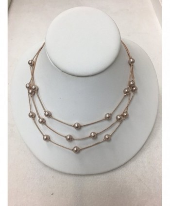CHAMPAGNE LAYERED NECKLACES HNN E084RG