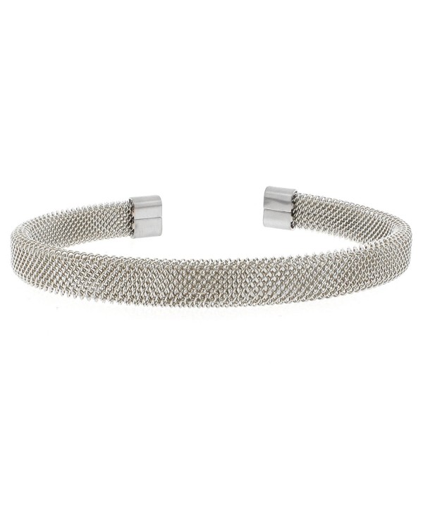 Metro Jewelry Stainless Steel Cuff Bracelet - CB12LBOKBNB