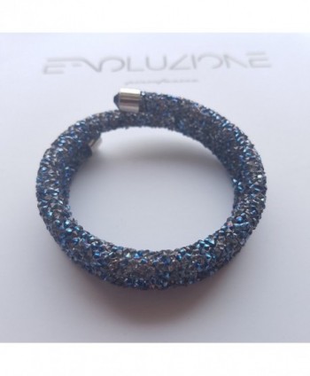 Crystal Wrap Bracelet Sapphire Blue in Women's Wrap Bracelets