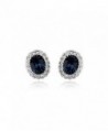 Sapphire Swarovski Elements Zirconia Earrings - CW11ZBFLC99
