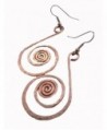 Elaments Design Earrings Fibonacci Hammered in Women's Drop & Dangle Earrings