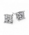 Princess Sterling Surgical Stainless Earrings