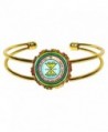 Solomons 3rd Venus Seal for Love- Respect & Admiration Gold Cuff Bracelet - C512B2R2VGH