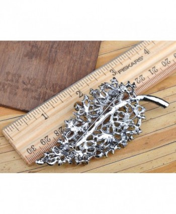 Alilang Antique Silvery Rhinestones Brooch in Women's Brooches & Pins
