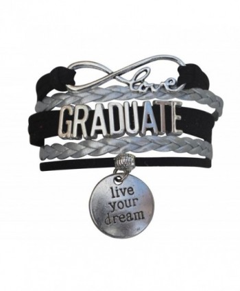 Graduation Jewelry- Class of 2017 Graduation Bracelet- Perfect Graduation Gift- (10 Colors) - Live Your Dreams - CM12HL03BXL