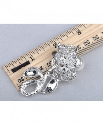Alilang Bridal Flower Crystal Rhinestone in Women's Brooches & Pins