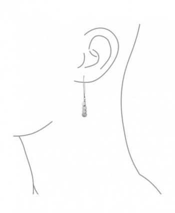 Bling Jewelry Swirling Sterling Threader in Women's Drop & Dangle Earrings