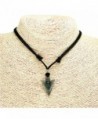 Arrowhead Pendant Adjustable Black Necklace in Women's Pendants