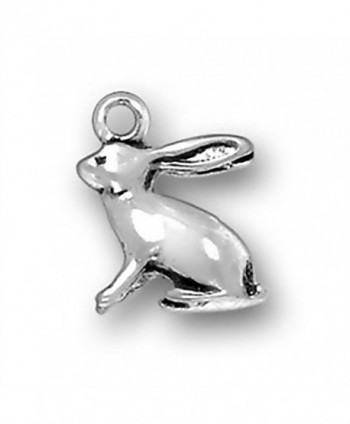 Corinna-Maria 925 Sterling Silver Bunny Rabbit Charm - CU11GJZGBHX