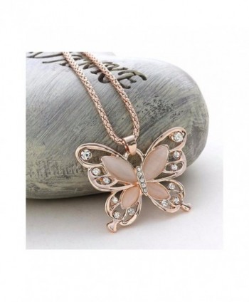 Butterfly Necklaces Accessories Necklace Style_01